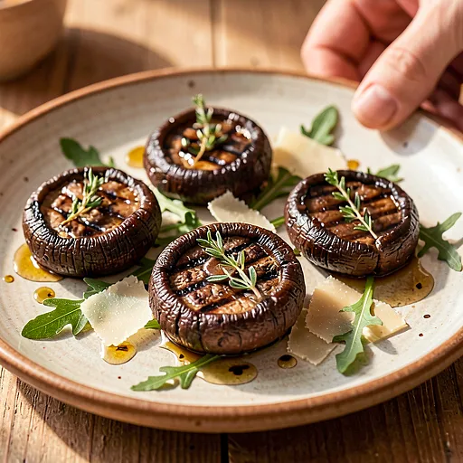 Recipe for: Grilled Porcini Mushrooms with Truffle Oil - photo 1