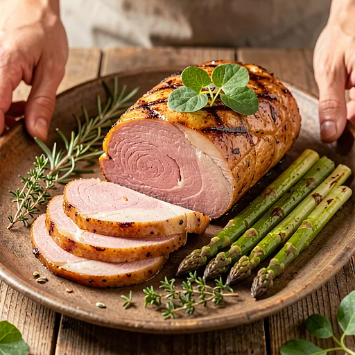 Recipe for: Grilled ham with herbs - photo 1