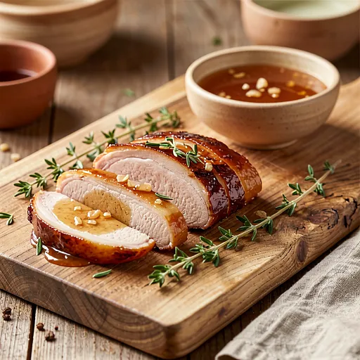 Recipe for: Pork neck in honey and garlic marinade - photo 1