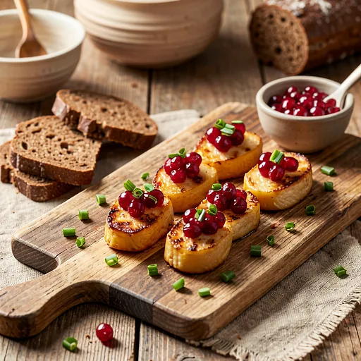 Recipe for: Grilled oscypek with cranberry - photo 1