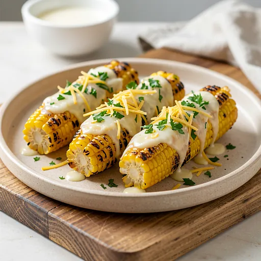 Recipe for: Corn on the Cob with Garlic Butter (Polish-Modern) - photo 1