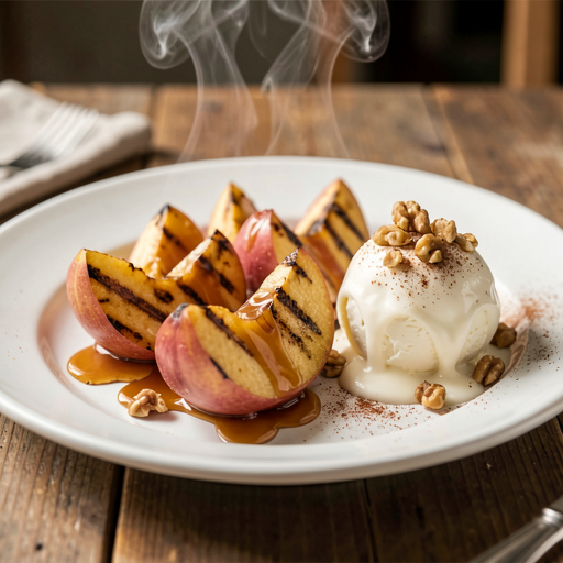 Recipe for: Grilled apples with cinnamon and caramel - photo 1