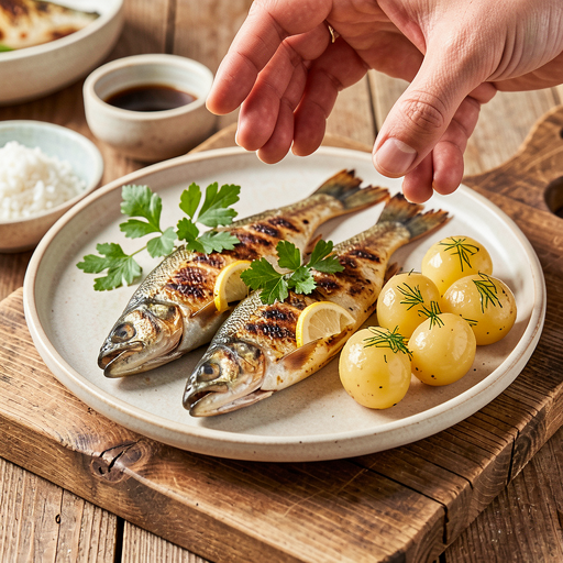 Recipe for: Grilled trout with herbs and lemon - photo 1