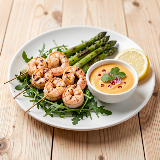 Recipe for: Grilled Shrimp with Mango Sauce (Polish-Modern) - photo 1