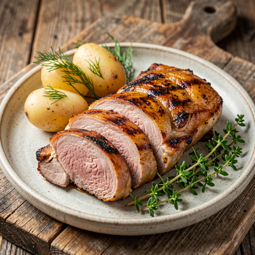 Recipe for: Grilled pork neck with beer marinade - photo 1