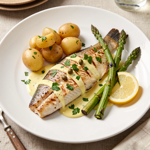 Recipe for: Grilled flounders in lemon sauce - photo 1
