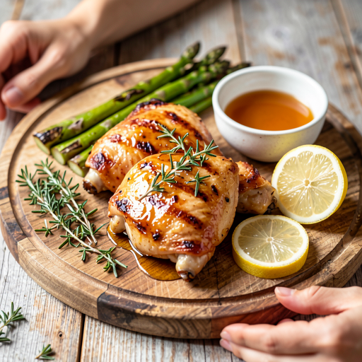 Recipe for: Grilled chicken pieces in honey glaze - photo 1