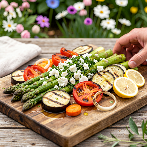 Recipe for: Grilled vegetables in herb oil - photo 1