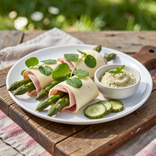 Recipe for: Cheese rolls with ham - photo 1