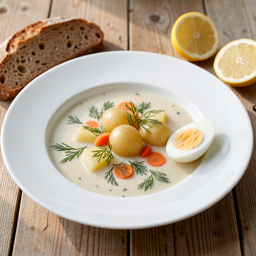 Recipe for: Dill soup with young potatoes (May Day twist) - photo 1