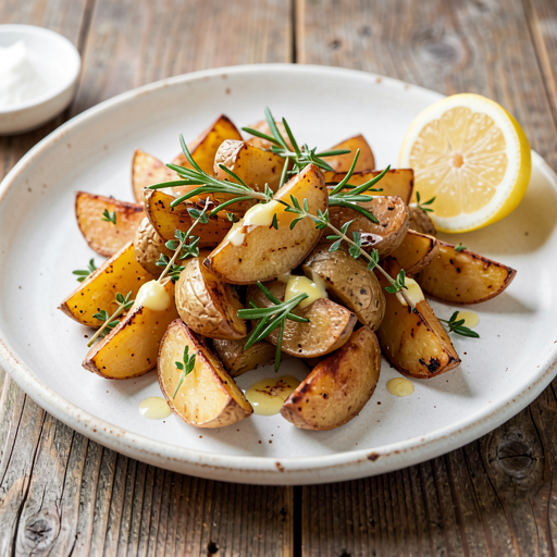 Recipe for: Baked Potatoes with Spring Herbs (May Day Side Dish) - photo 1