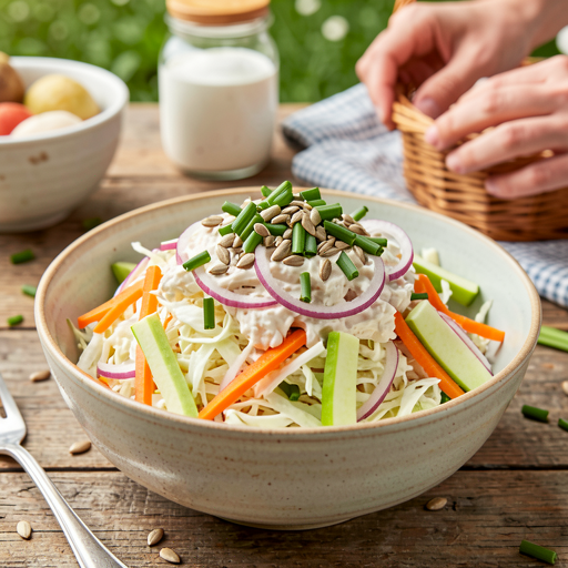 Przepis na: Coleslaw wiosenny na majówkę - zdjęcie 1