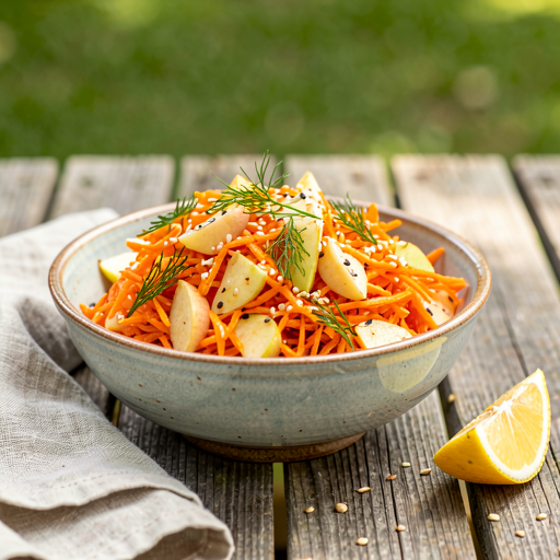 Recipe for: Carrot and Apple Salad for May Day - photo 1