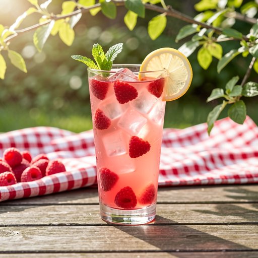 Recipe for: Iced tea with raspberries - photo 1