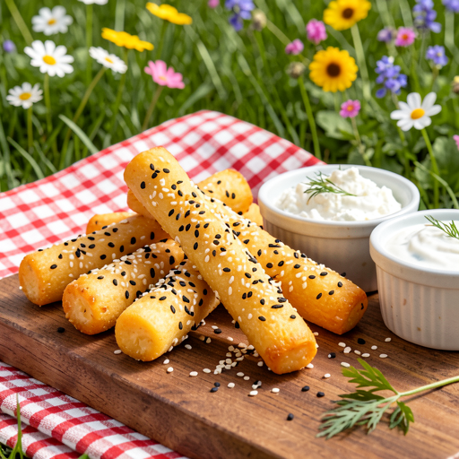 Recipe for: Cheese Sticks with Sesame - photo 1