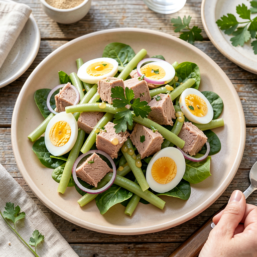 Recipe for: Tuna and Green Bean Salad (for May Day) - photo 1