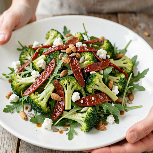 Recipe for: Broccoli and Sun-Dried Tomato Salad - photo 1