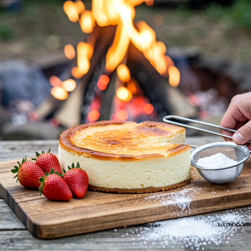 Recipe for: Baked cheesecake in a fire pit (Polish-modern) - photo 1