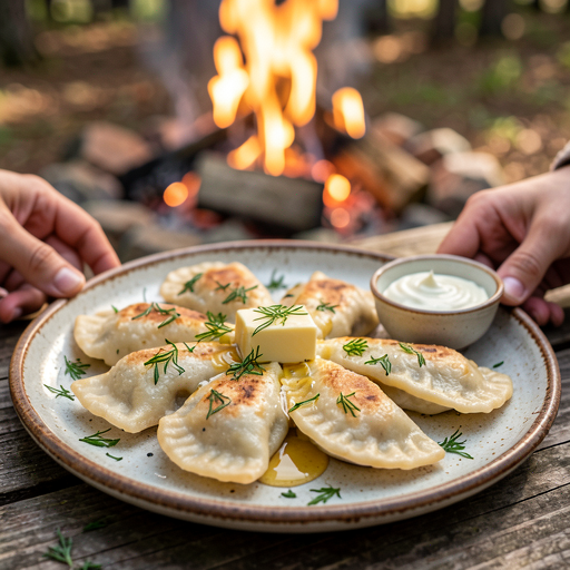 Recipe for: Potato and Curd Dumplings Baked over a Campfire - photo 1