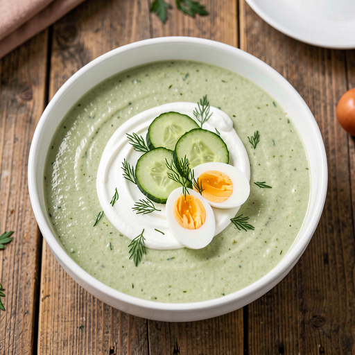 Recipe for: Cucumber and Sorrel Cold Soup - photo 1