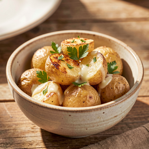Recipe for: Garlic Butter Roasted Potatoes - photo 1