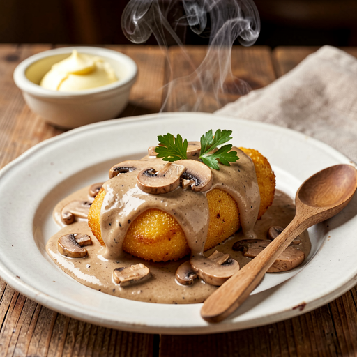 Recipe for: Dumplings with Mushroom Sauce - photo 1