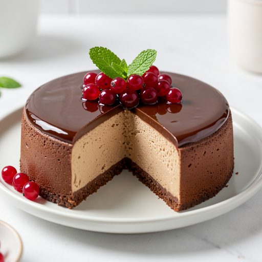 Recipe for: Chocolate cheesecake with currants - photo 1