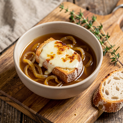 Recipe for: Onion soup with cheese (traditional Polish) - photo 1