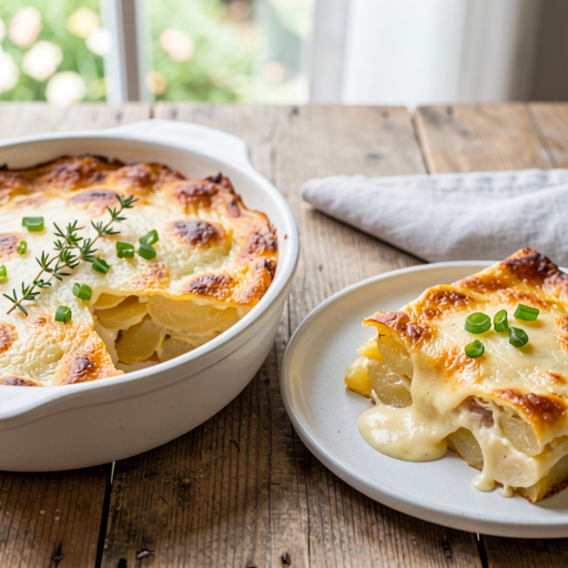 Przepis na: Ziemniaki gratin bezglutenowe z serem (polska-nowoczesna) - zdjęcie 1