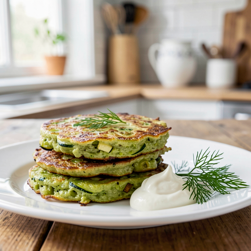 Recipe for: Green Potato Pancakes with Zucchini - photo 1
