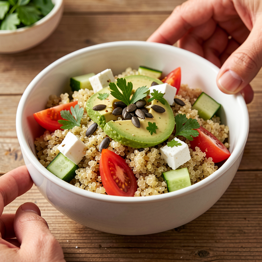 Recipe for: Quinoa Salad with Avocado - photo 1