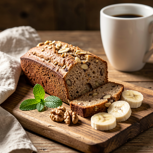 Recipe for: Gluten-free banana bread with millet flour and nuts - photo 1