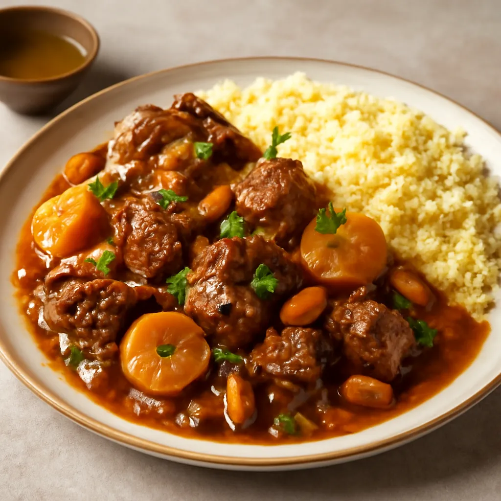 Przepis na: Tagine jagnięcy z morelami - zdjęcie 1