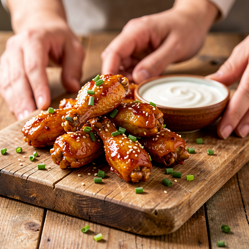 Recipe for: Spicy Honey Wings - photo 1
