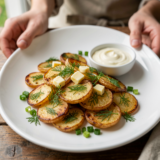 Recipe for: Baked Potatoes with Dill (Polish, Traditional) - photo 1
