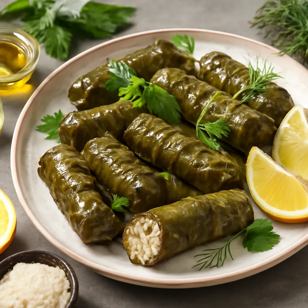 Przepis na: Dolma - faszerowane liście winogron - zdjęcie 1
