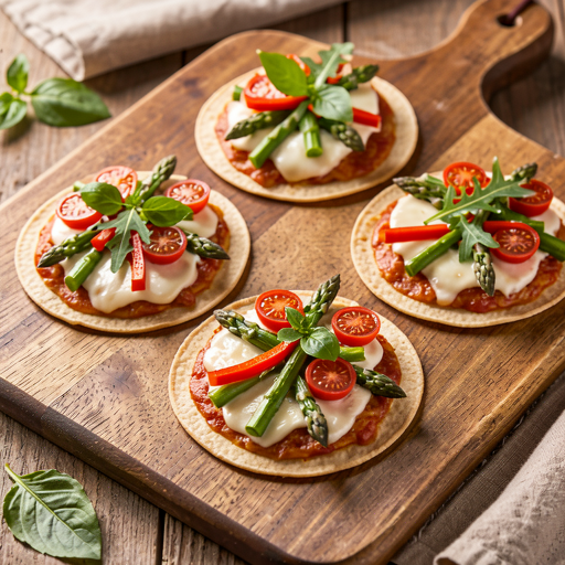 Przepis na: Mini pizze z warzywami - zdjęcie 1