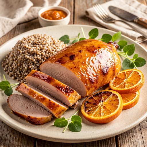 Recipe for: Roast Duck with Oranges and Honey Glaze - photo 1