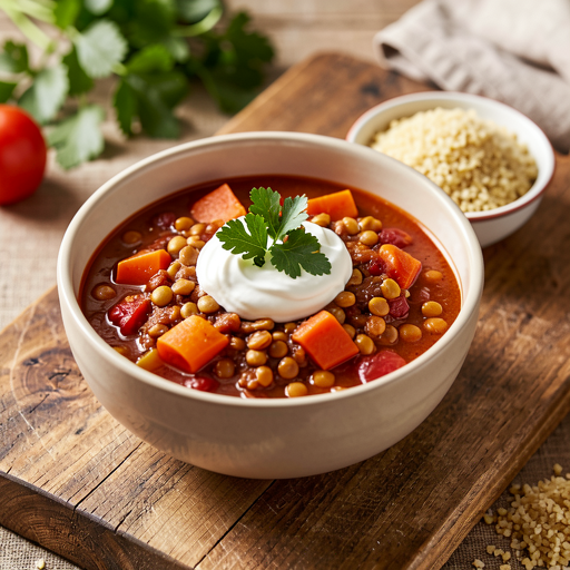 Recipe for: Vegetarian Chili con Carne with Lentils - photo 1