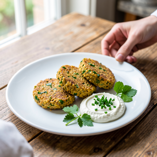 Recipe for: Millet Patties with Green Herbs - photo 1