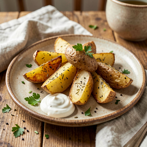 Recipe for: Baked Potatoes with Marjoram (Polish, Traditional) - photo 1