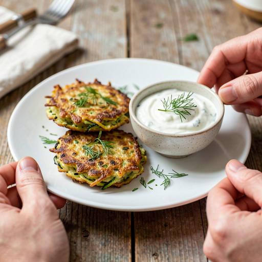 Recipe for: Zucchini Fritters with Cheese - photo 1