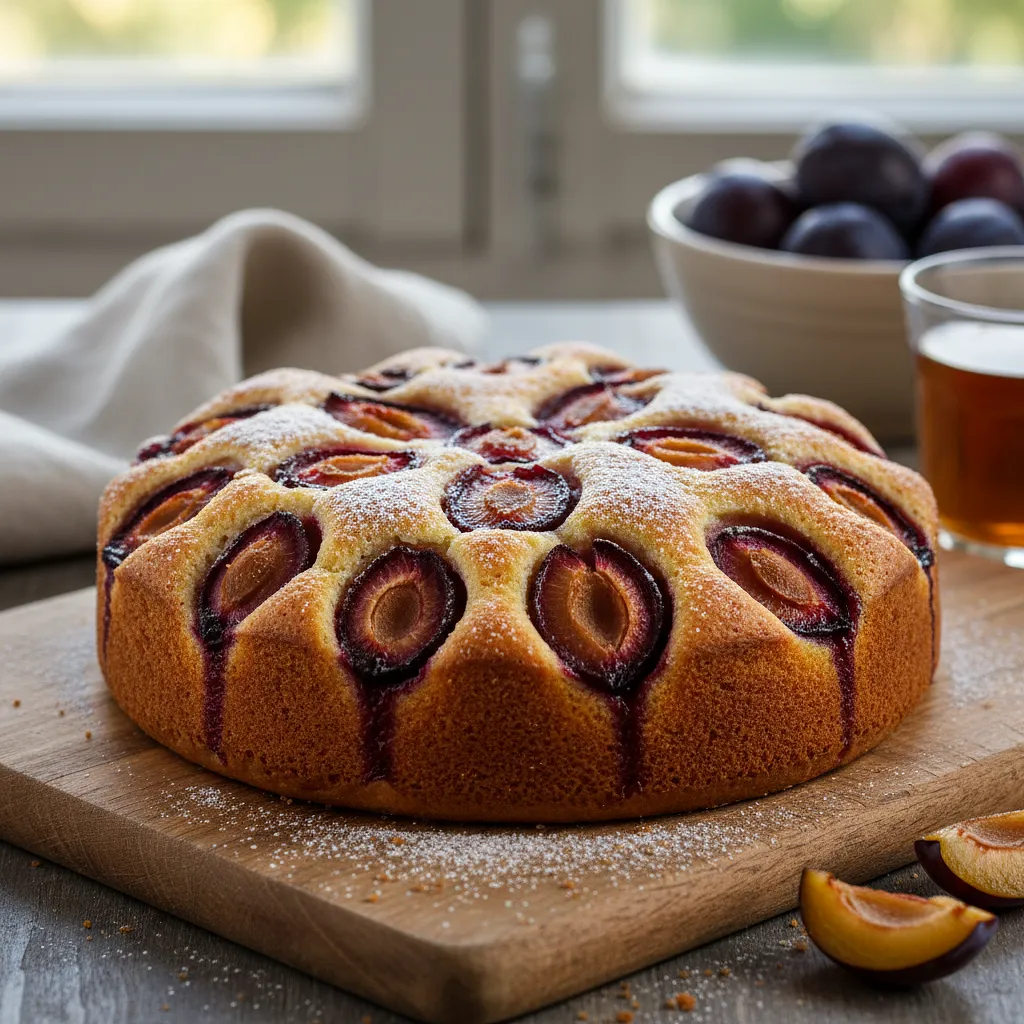 Quick Plum Yeast Cake 'Kiss of Summer' - photo 1