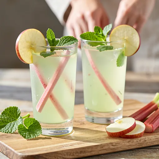 Recipe for: Sorrel-Apple Cocktail with Green Tea - photo 1