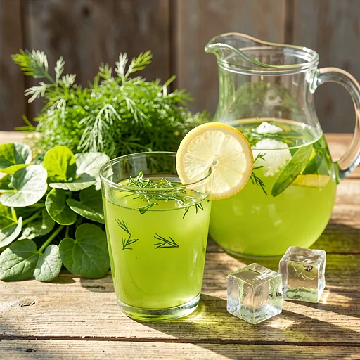 Recipe for: Sorrel elixir with honey and dill - photo 1