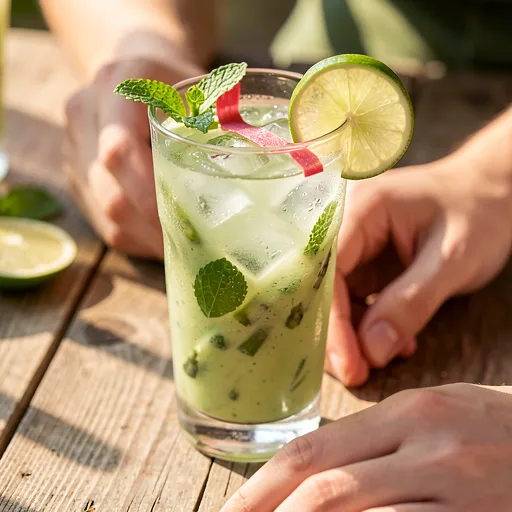 Recipe for: Asparagus and Sorrel Cocktail with Lime Tonic - photo 1