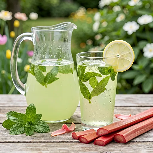 Recipe for: Sorrel lemonade with mint and linden honey - photo 1