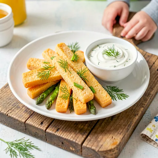 Recipe for: Cheese Sticks with Asparagus and Dill - photo 1