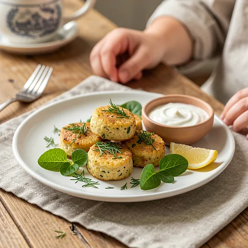 Recipe for: Mini cod patties with sorrel addition - photo 1