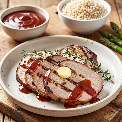 Recipe for: Grilled pork loin with barbecue sauce (Polish-modern) - photo 1